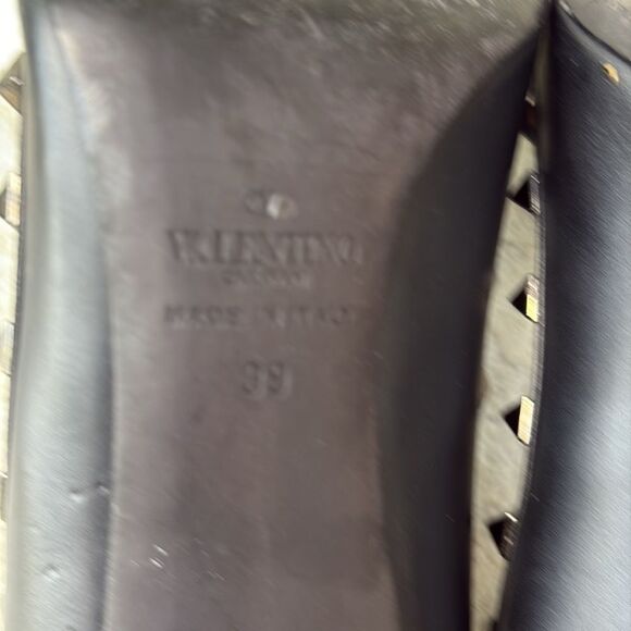 Valentino, silver rock stud heels - Picture 10 of 12